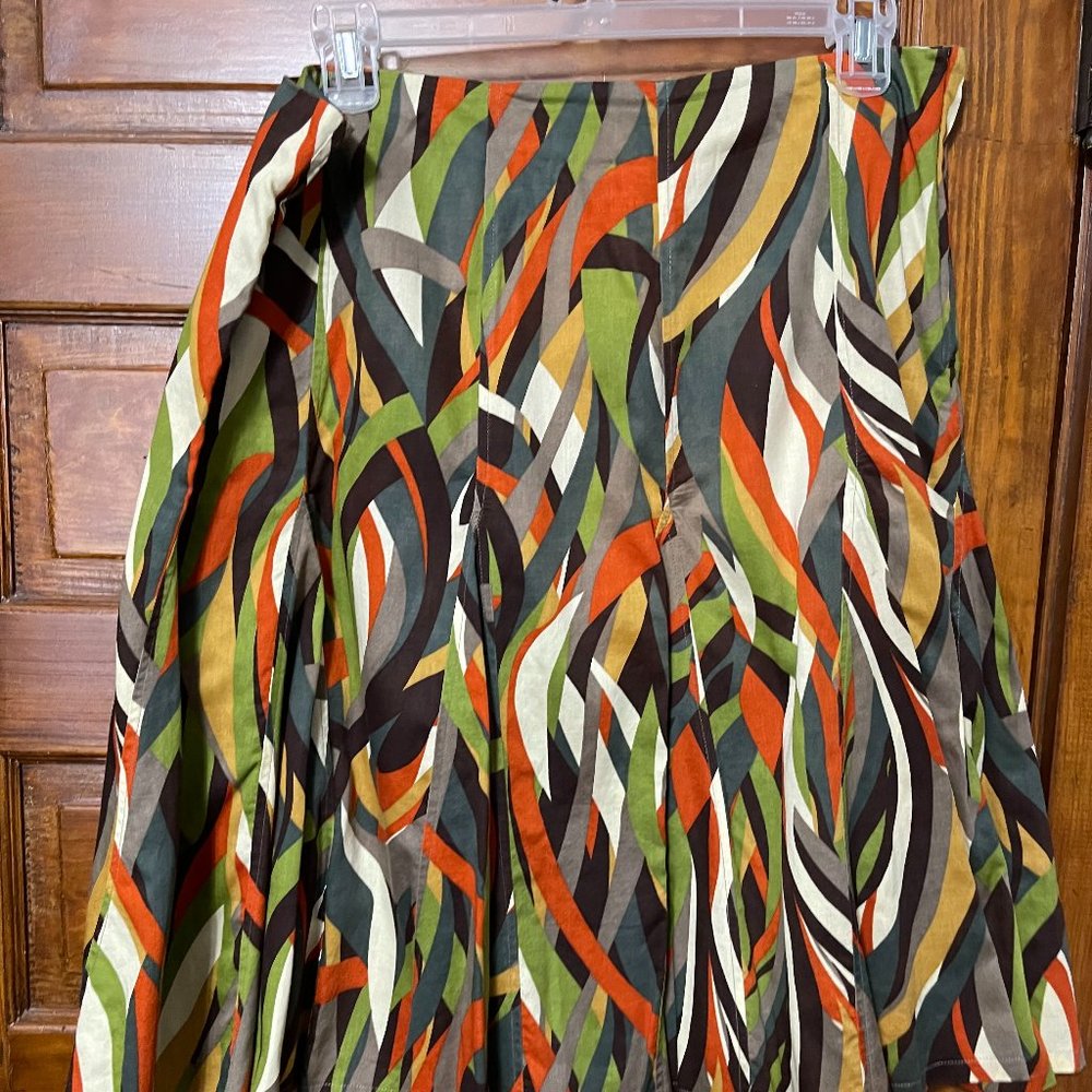 Multi-Colored Skirt 16W